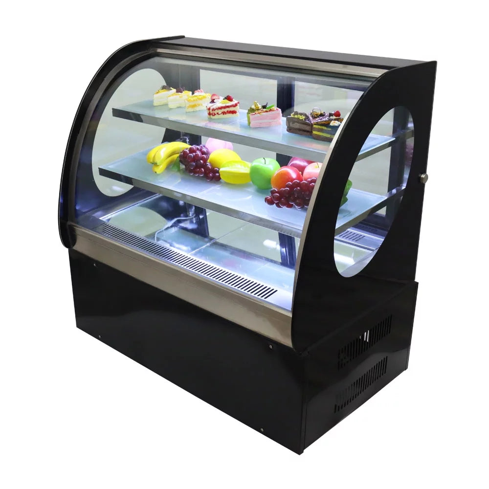 35" Curved Refrigerated Cake Display Cabinet O83700
