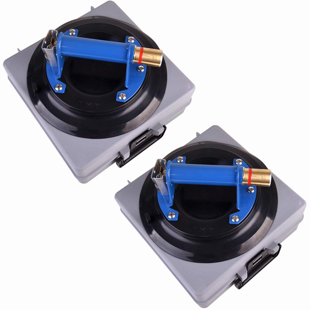 2 Pack 8 Glass Suction Cup Heavy Duty Hand-held Vacuum Panel Lifter E76480
