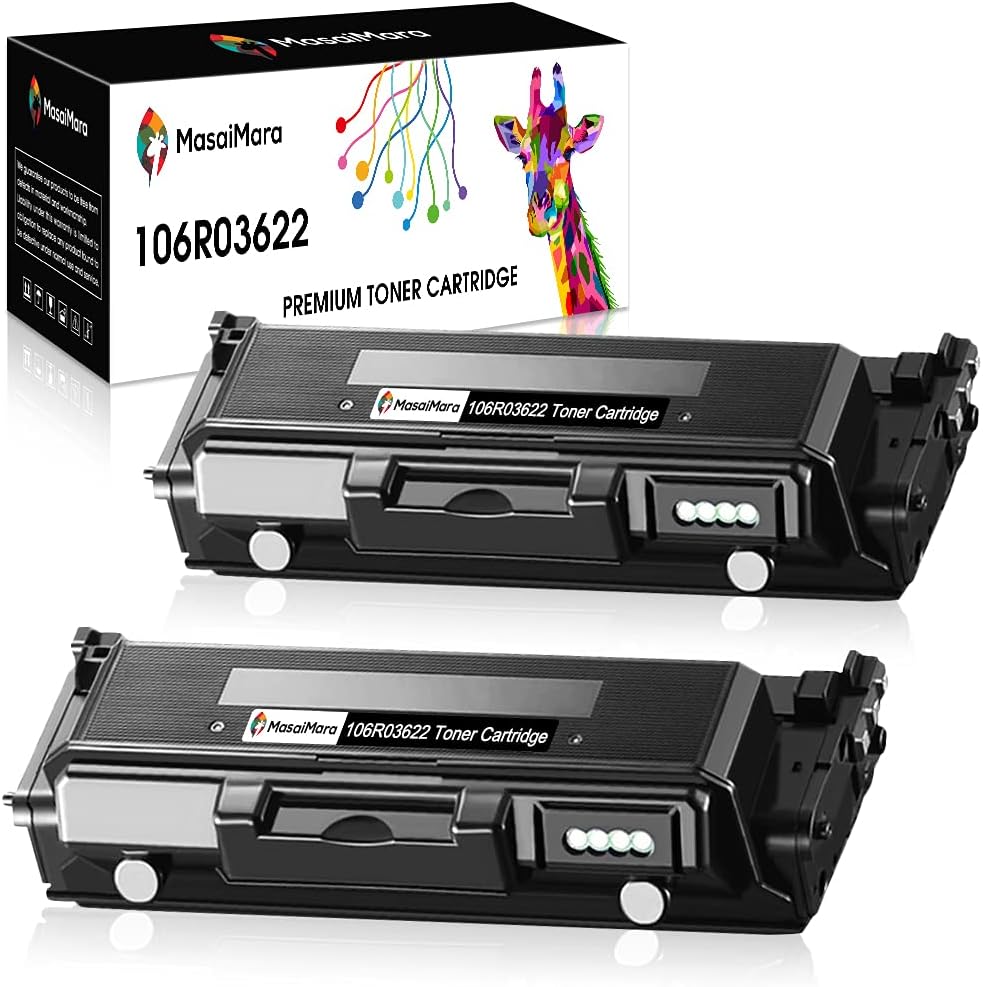 Compatible Toner Cartridges for Xerox Phaser 3330 WorkCentre 3335 3345, High Yield 8,500 Pages, Black, 2 Pack I3276