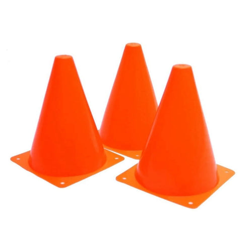 10 Pcs Traffic Cones 7 Inch Multipurpose Cones for Football Training T7172