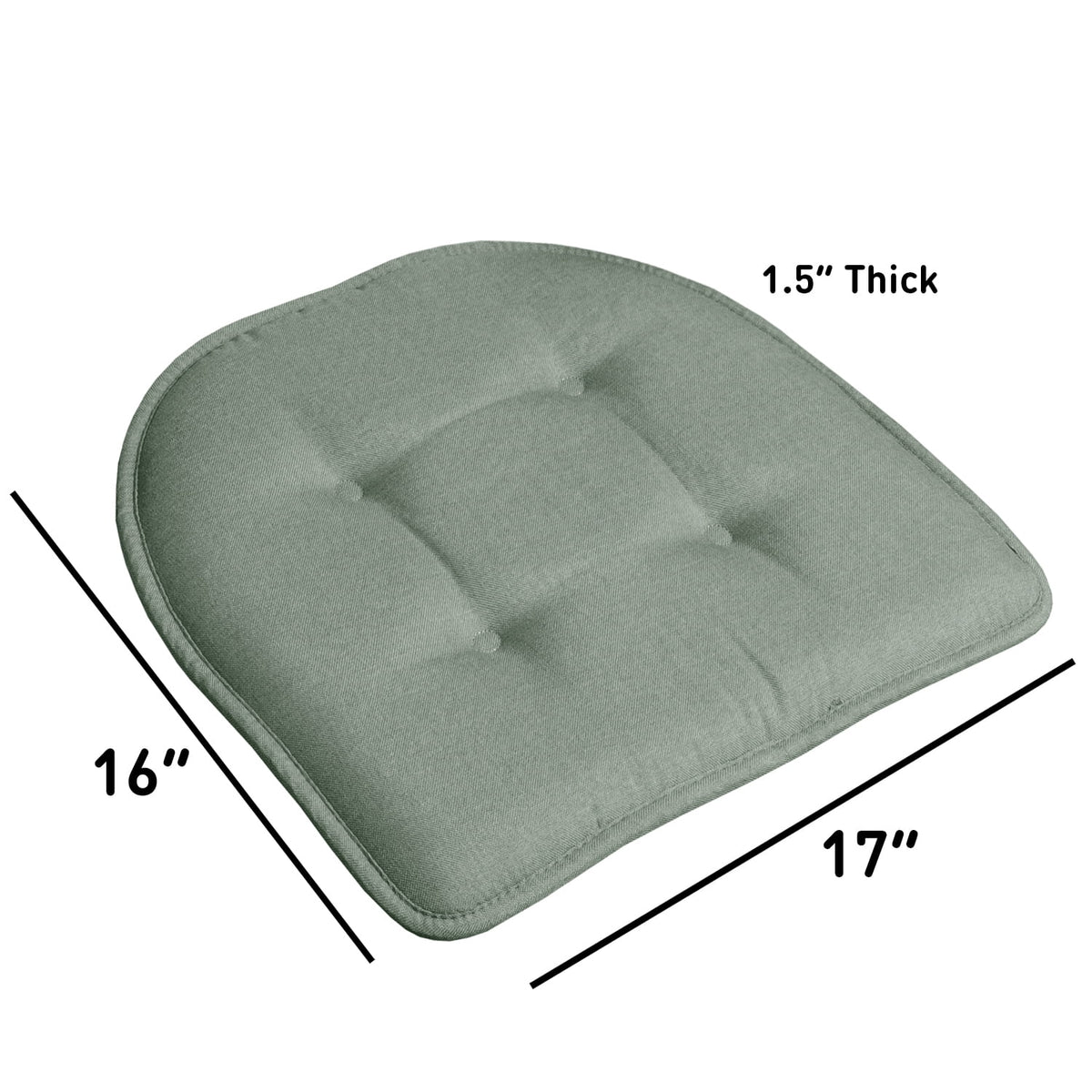 Memory Foam No Slip Chair Pad Cushion 6 Pack X543828