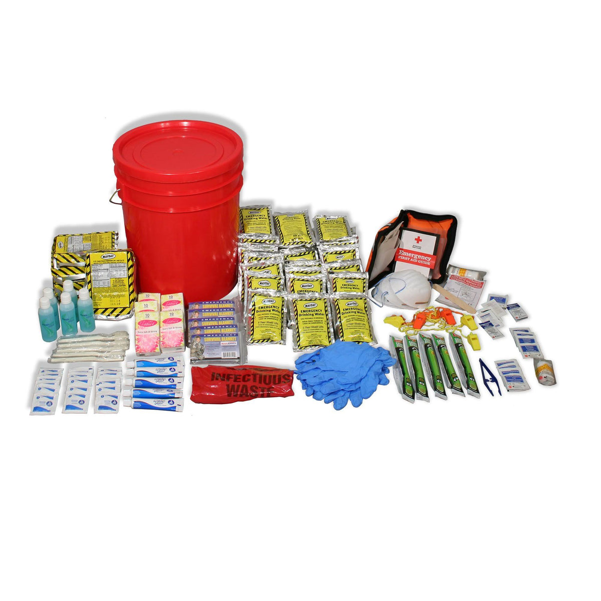 Emergency Lockdown Kit, Plastic Case, 5 Person X418826