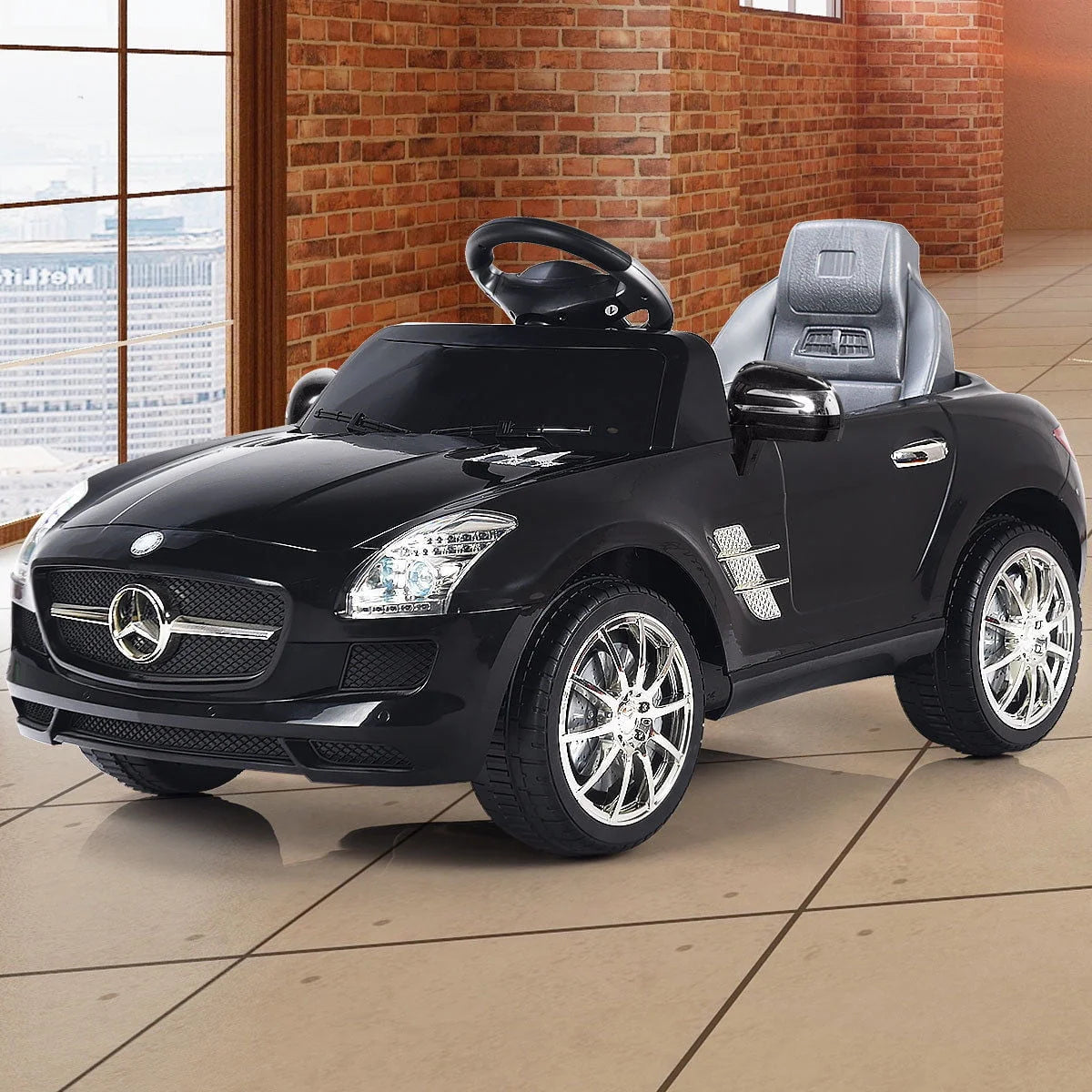 Black Kids Ride On Car W931702