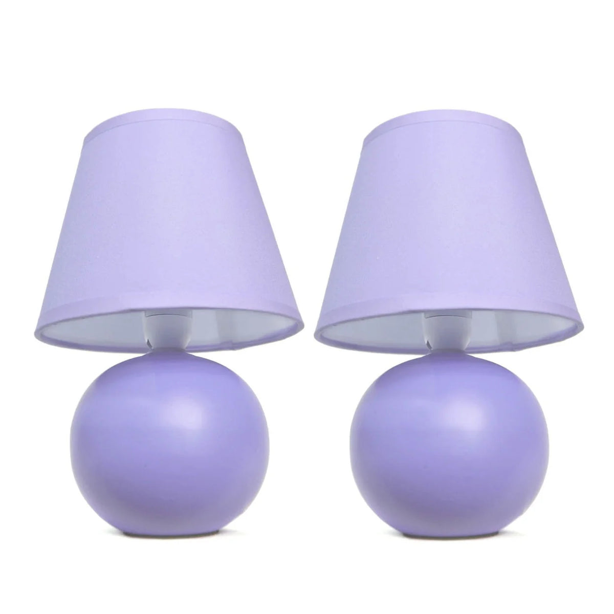 Mini Ceramic Globe Table Lamp 2 Pack I260884