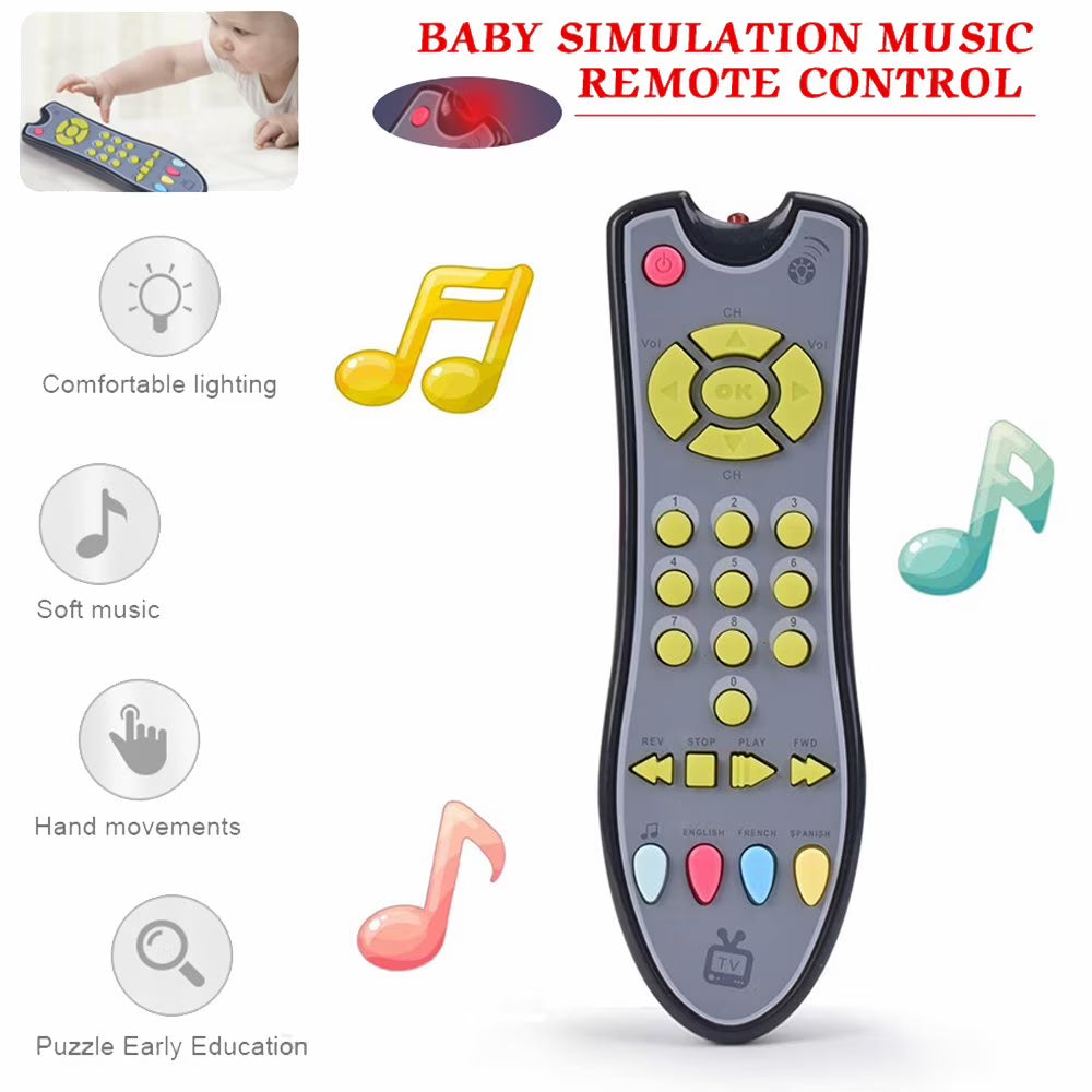 Baby Music Remote Control Toy with Lights E336713