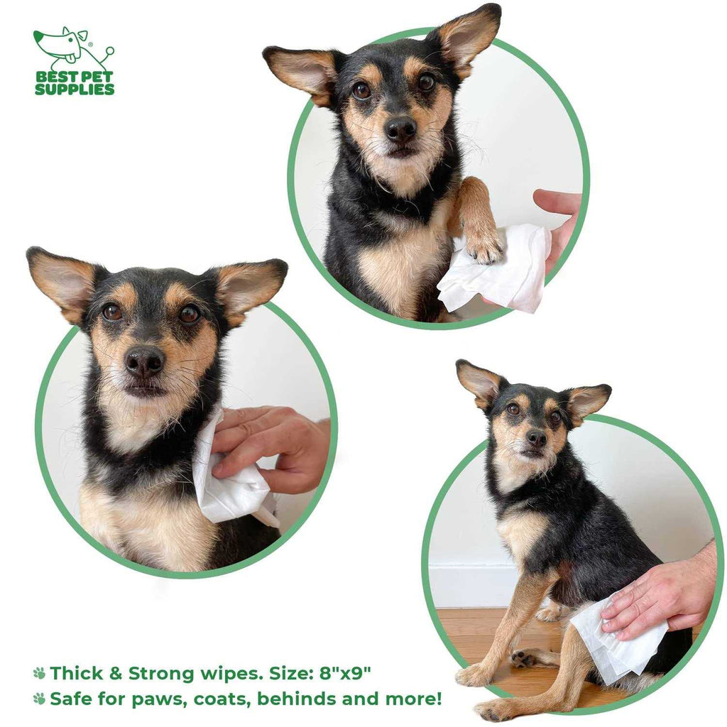 Pet Grooming Wipes for Dogs & Cats, 400 Pack A24131