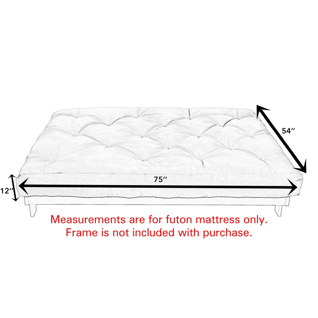Blue Grey 12-Inch Futon Mattress H8047
