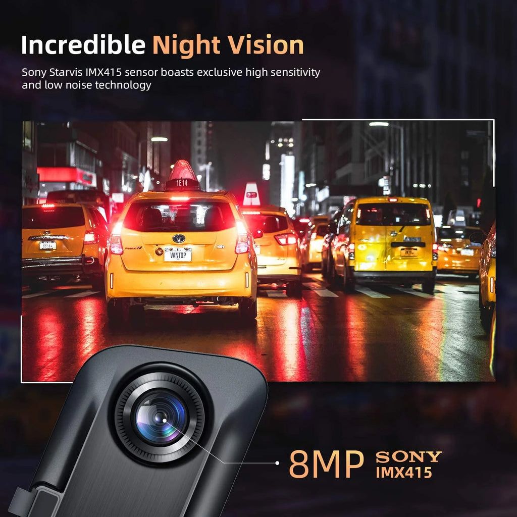 4K 12 Mirror Dash Cam Front & Rear View Dual Dash Camera Y700615