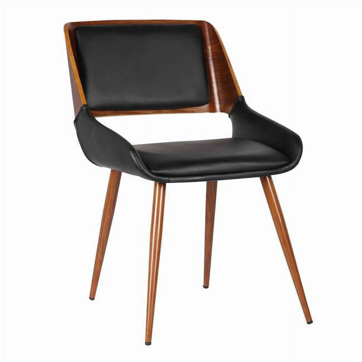 Black & Brown Mid Century Dining Chair G503809