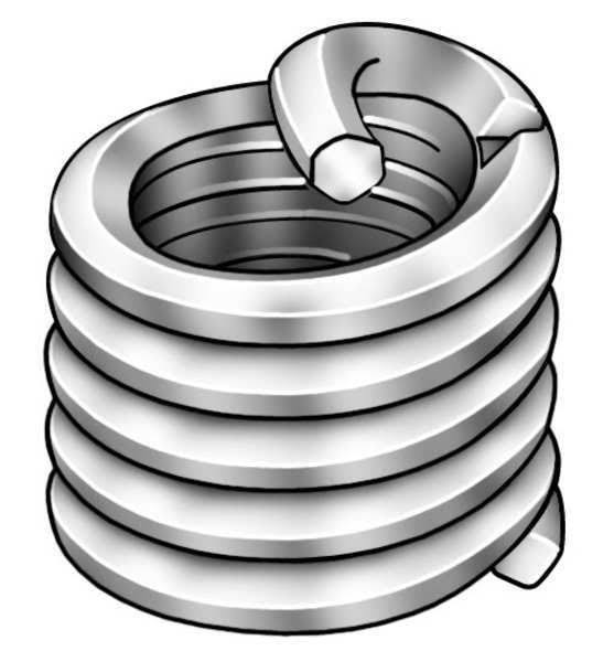 Helical Insert, Size: 3/8 x 18 U79025