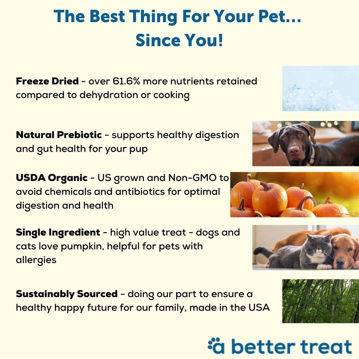 Organic Freeze-Dried Dog & Cat Treats W4732