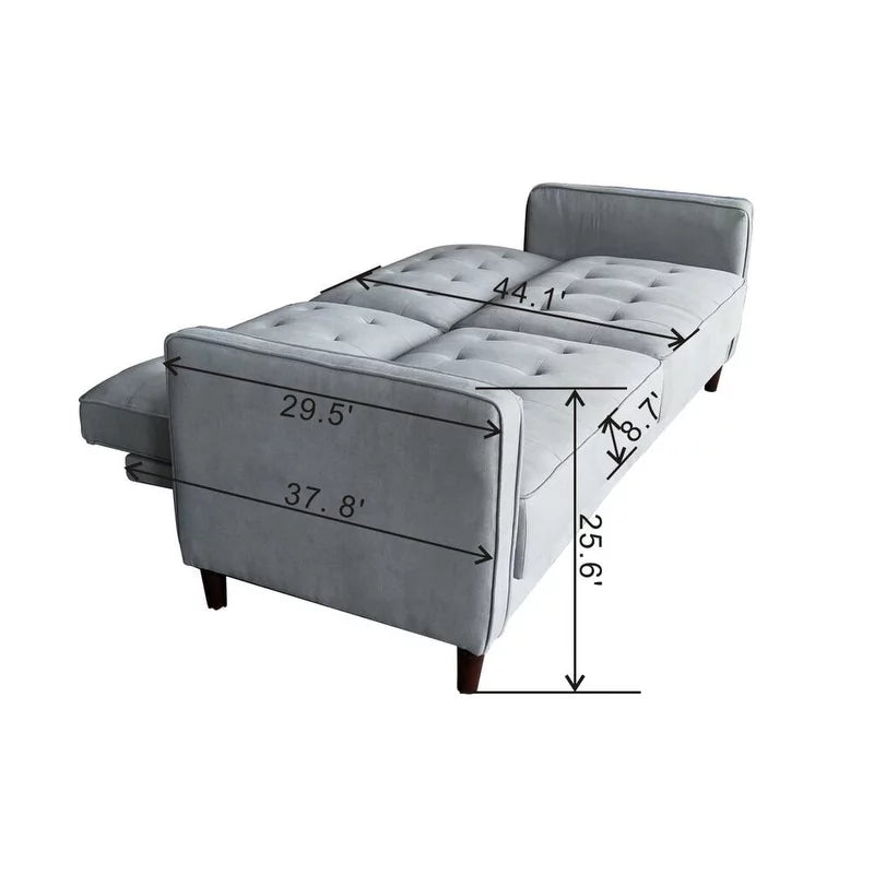 Dark blue Tufted Sofa Bed K567528