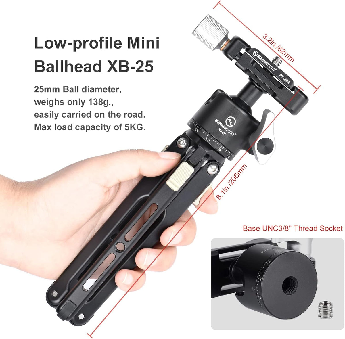 Mini Tripod Kit for DSLR Camera C71593