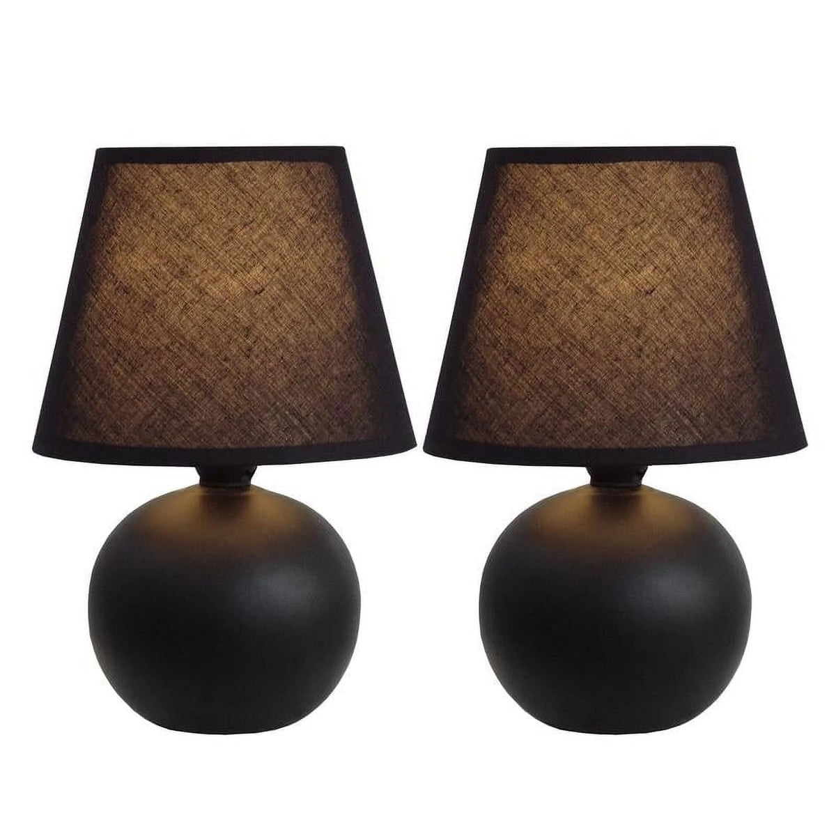 Mini Ceramic Globe Table Lamp 2 Pack I260884