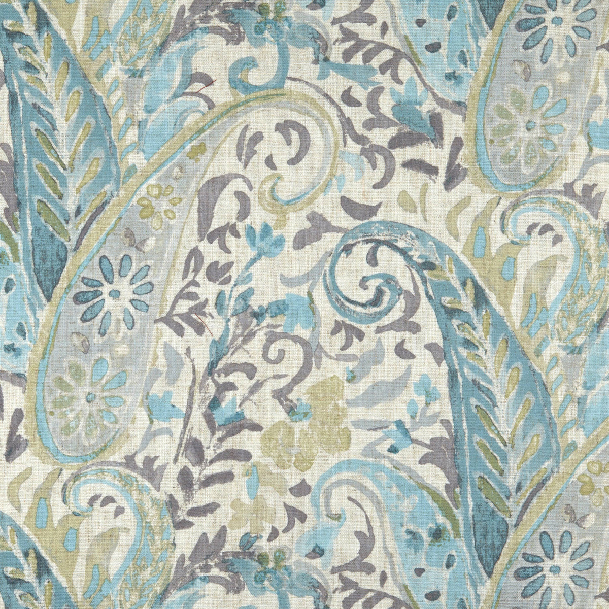 Transitional Flared Arm Armchair Multi Mango Paisley I6506