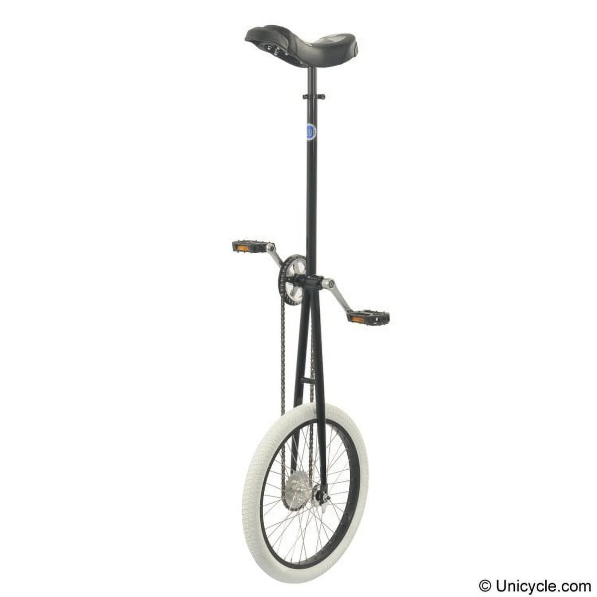 5' Giraffe Unicycle with White Tire X319