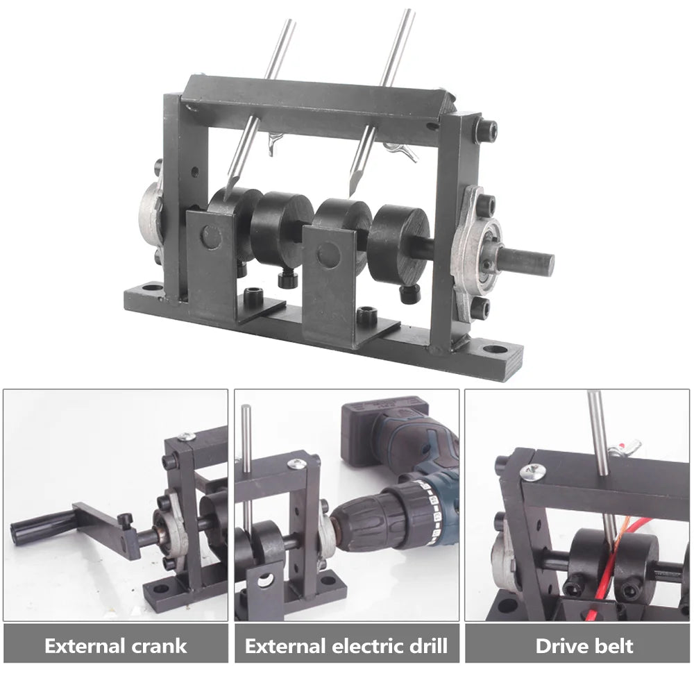 Manual Electric Drill Dual-purpose Wire Stripping Machine Scrap Cable Peeling Stripper for 1-30mm P7679