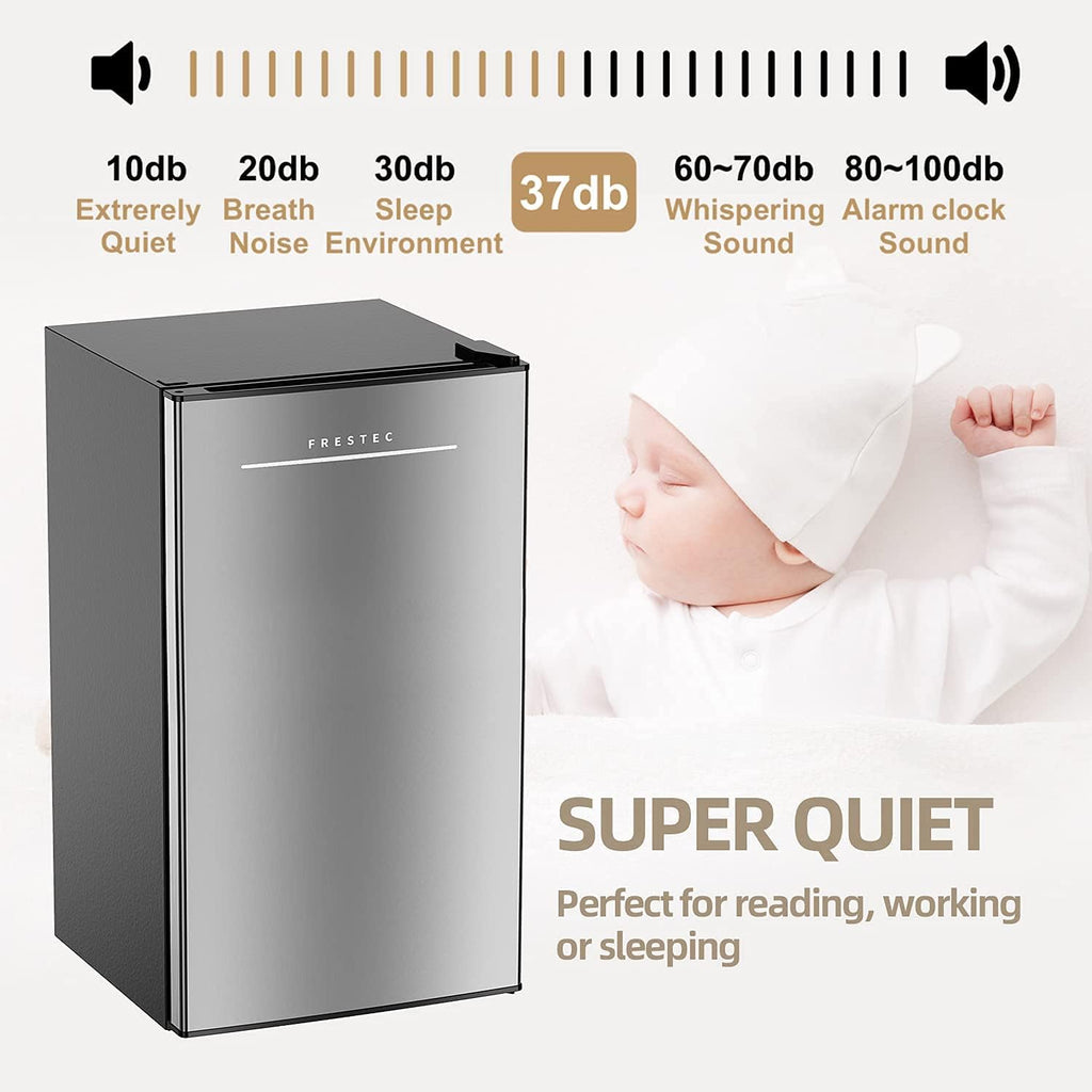 3.2 Cu.Ft Single Door Mini Fridge with Freezer K112749