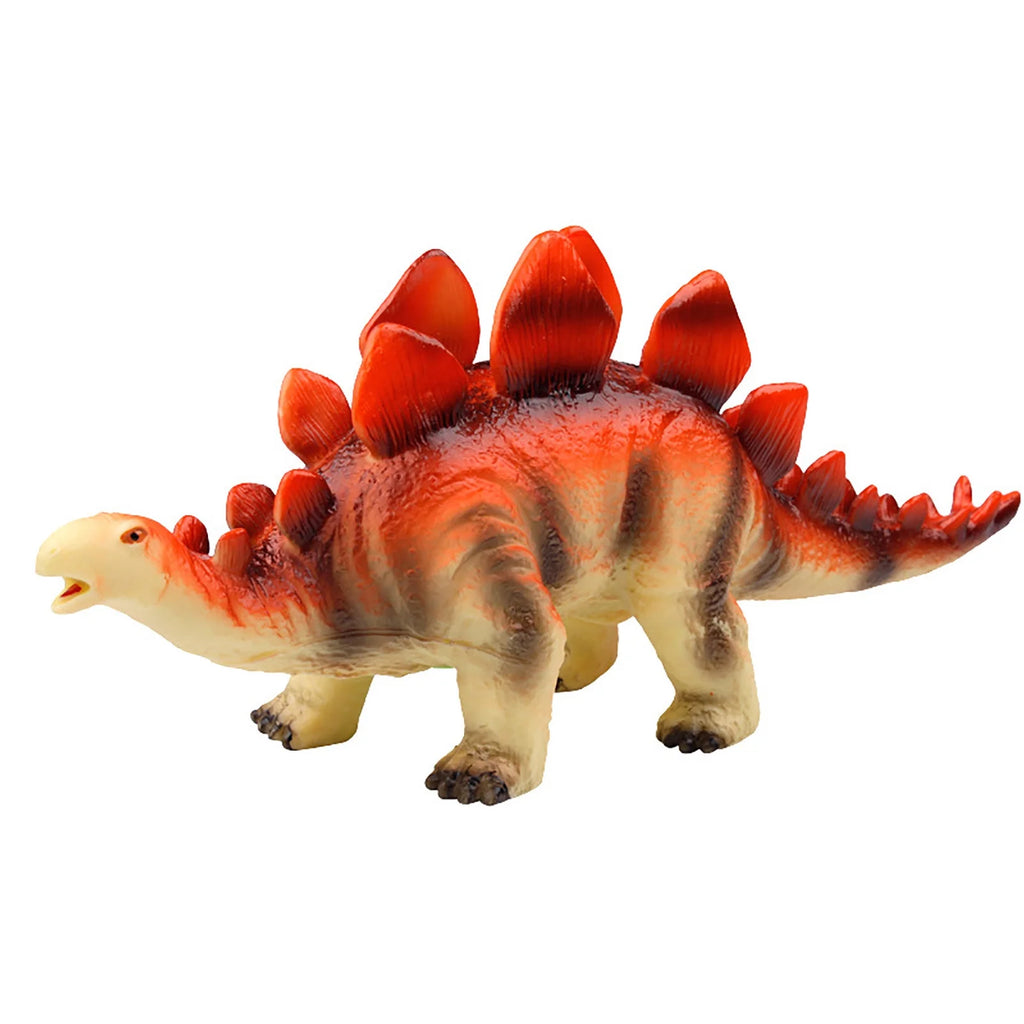 Simulation Soft Rubber Dinosaur Toy Animal Sounding Velociraptor Model A61073