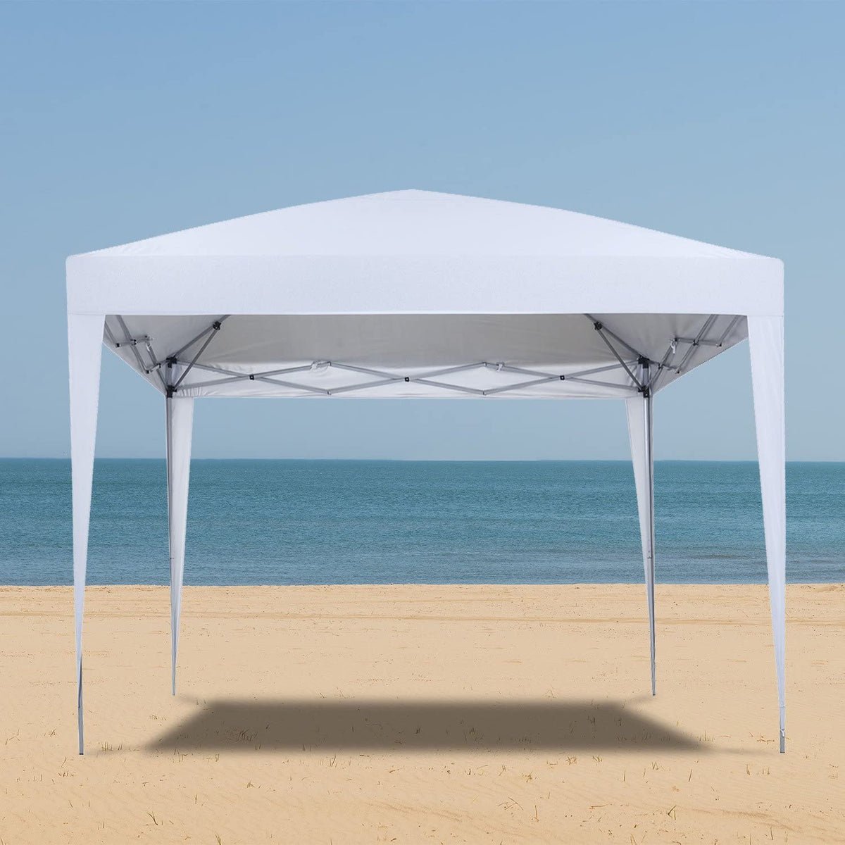 10 Ft. W x 10 Ft. D Steel Party Tent Canopy E704