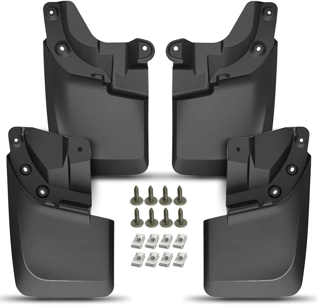 4-PC Molded Mud Flaps Splash Guards for Toyota Tacoma S299