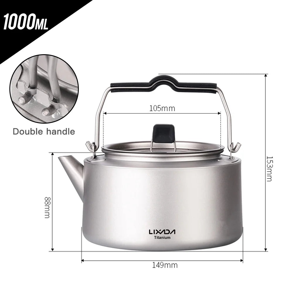 600ml Titanium Tea Pot Kettle G710
