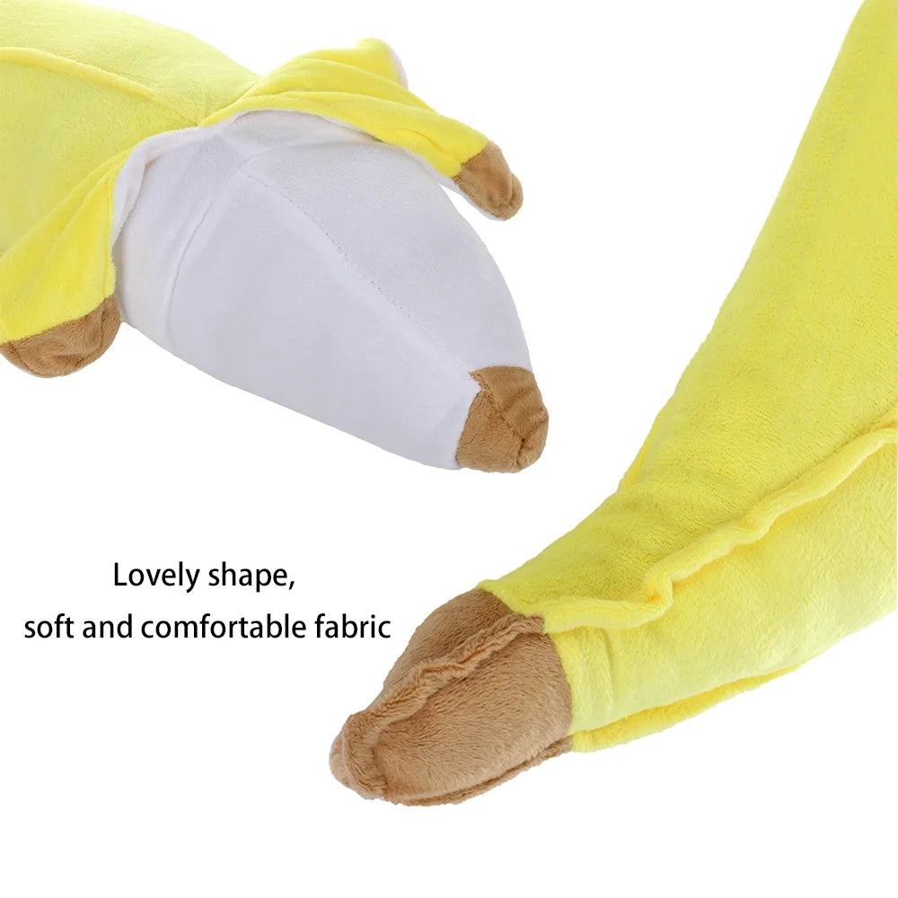 Yellow Banana Plush Stuffed Toy Pillow Cushion U522