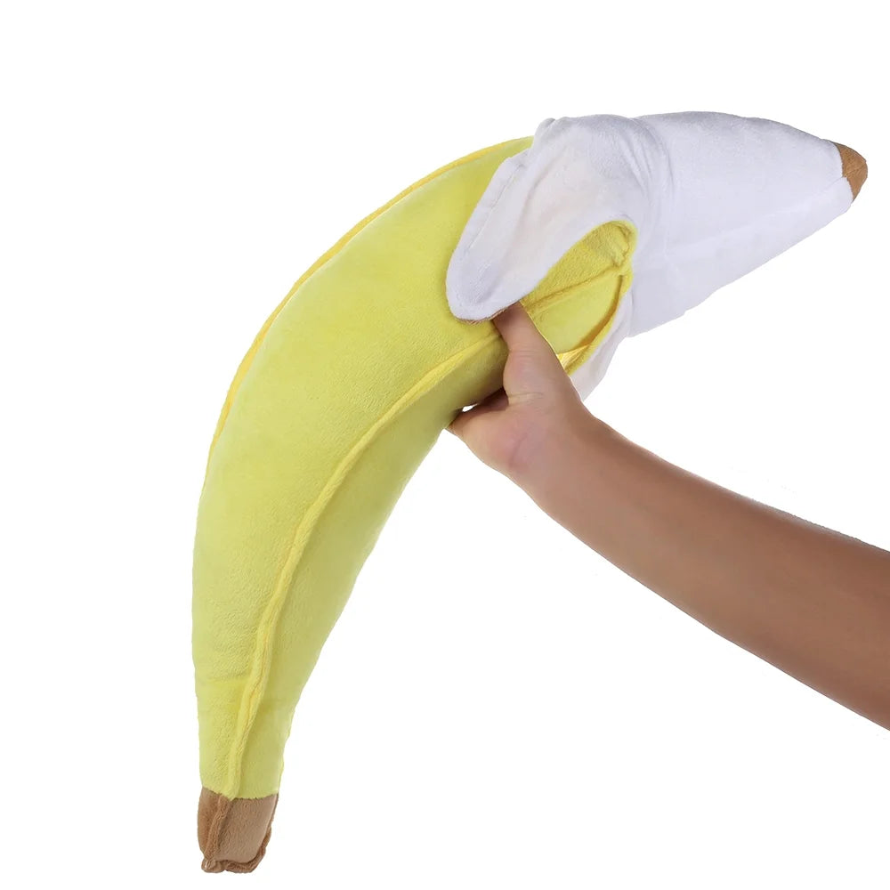 Yellow Banana Plush Stuffed Toy Pillow Cushion U522