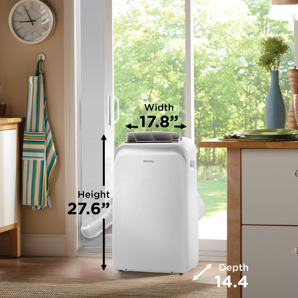 6000 BTU White Portable AC U935732