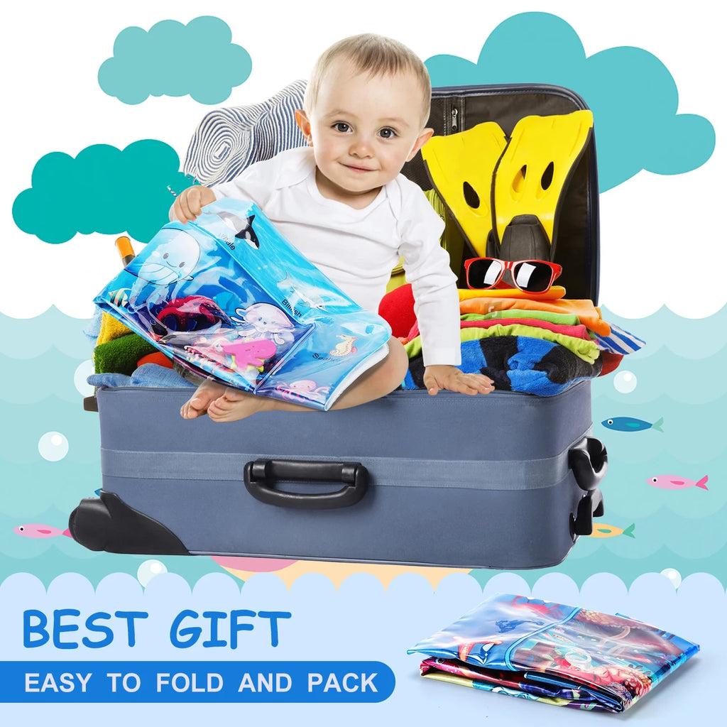 Tummy Time Baby Water Play Mat Toys for Infant Early Development Activity Centers S2517
