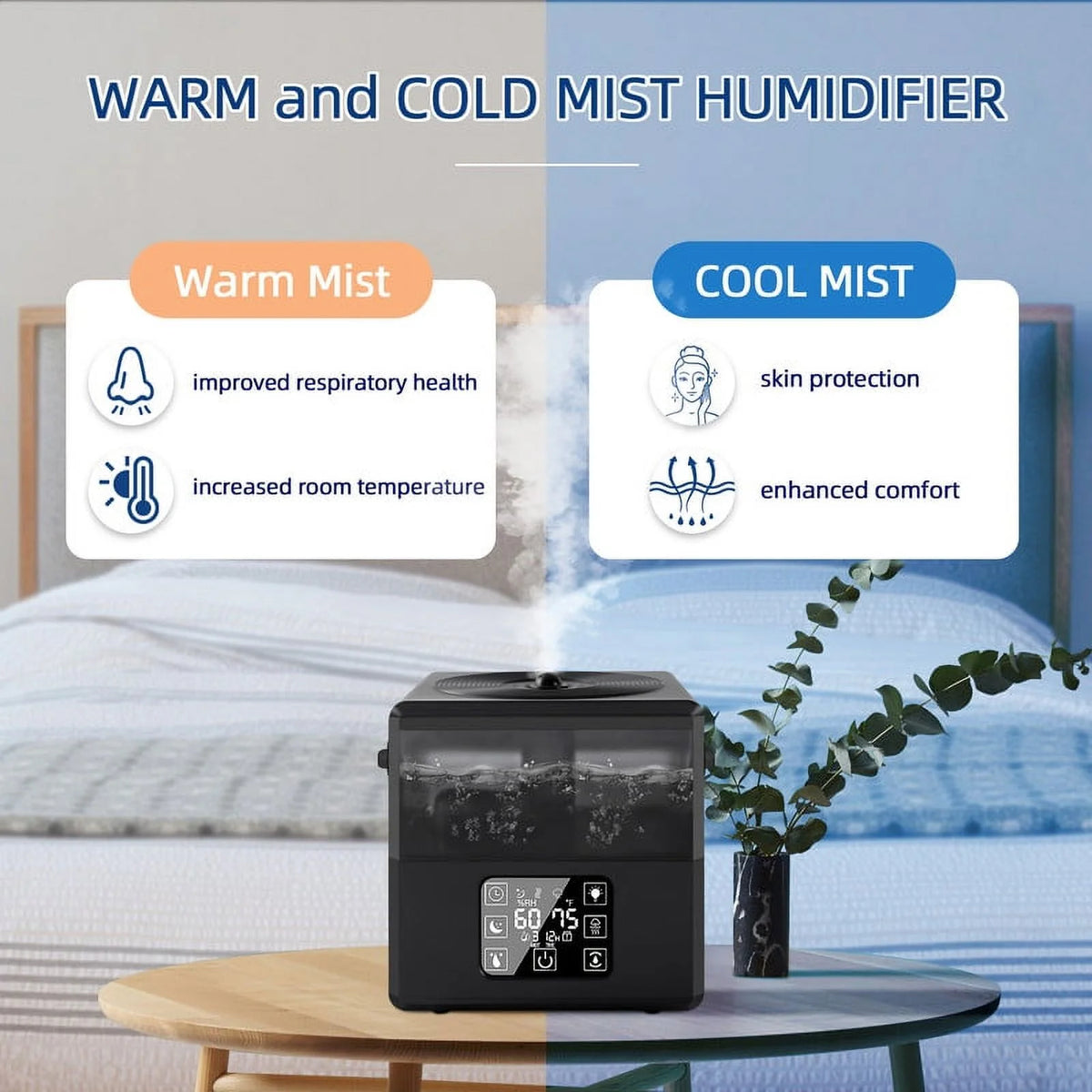 6L Warm & Cool Mist Humidifier F47813