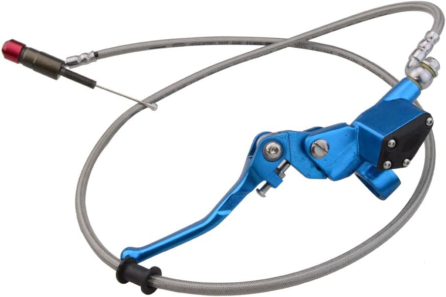 Red Motorcycle Hydraulic Clutch Brake Lever 1200mm Master Cylinder J8125