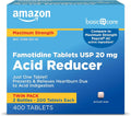 Maximum Strength Famotidine Tablets 20 mg Acid Reducer 400 Count C39992