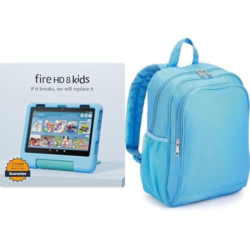 Blue 32 GB Kids Tablet with Backpack F685646