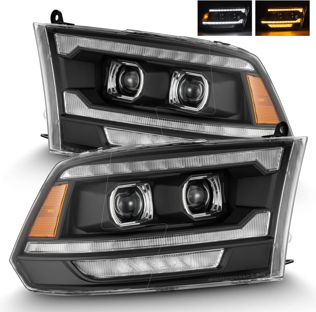 Black LED Projector Headlights P765