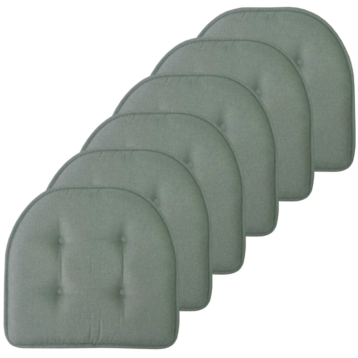 Memory Foam No Slip Chair Pad Cushion 6 Pack X543828