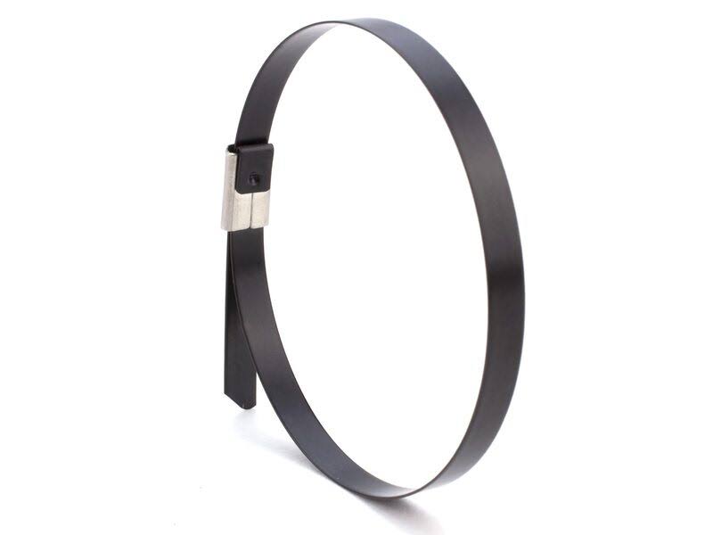 20 inch Plastic Coated Stainless Steel Cable Tie - 100 Pack U811