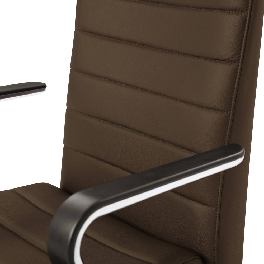 Modern Dark Brown Leather Executive Chair M7101