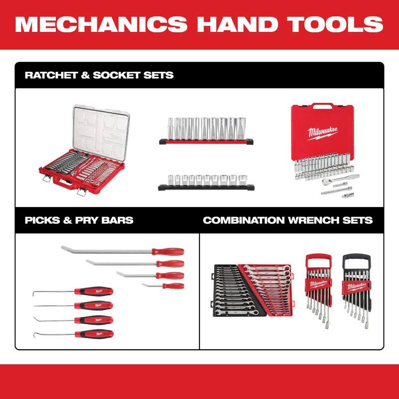 7-Piece Flex-Head Ratcheting Combination Wrench Set SAE A899233