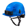 Blue Type 2 Class E Front Brim Non-Vented Safety Helmet 2-Pack P958